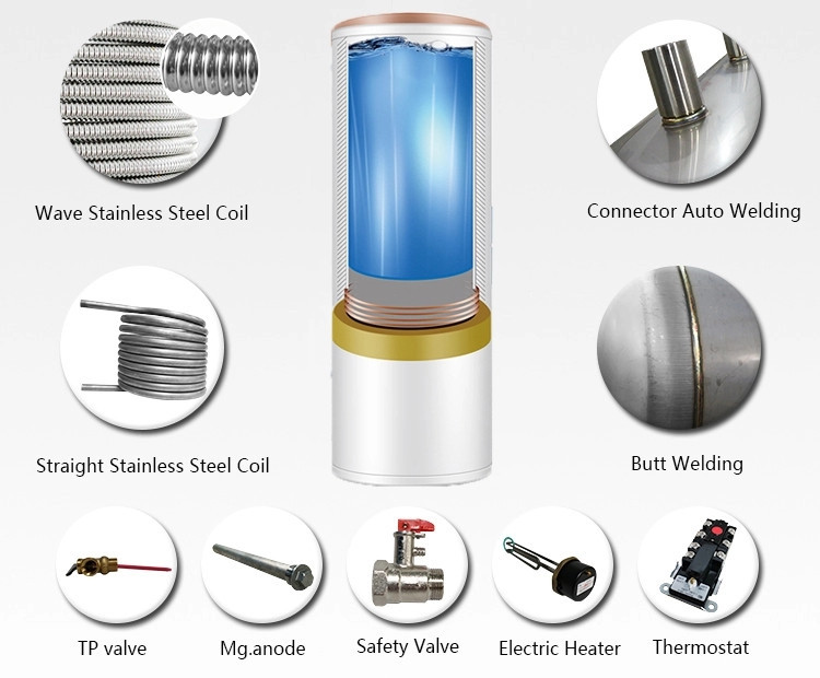 All in One Heat Pump Water Heater Components