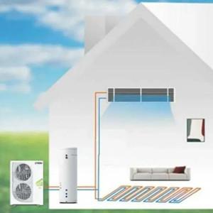 Principle of Cooling and Heating with Air Source Heat Pump